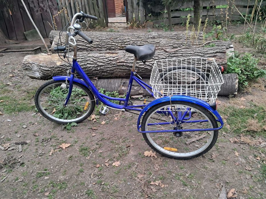 Rower rehabilitacyjny trójkołowy Rehtime Shimano 6 biegów – sprawny