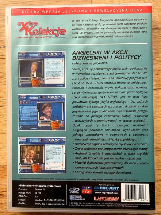 Angielski kurs na DVD 2 płyty