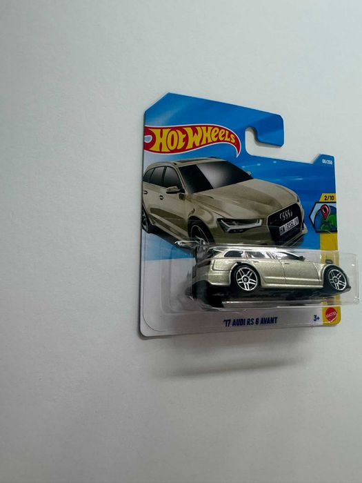 Hot Wheels '17 Audi RS 6 Avant Champagne Metallic | Novo Selado | HW Euro 66/250