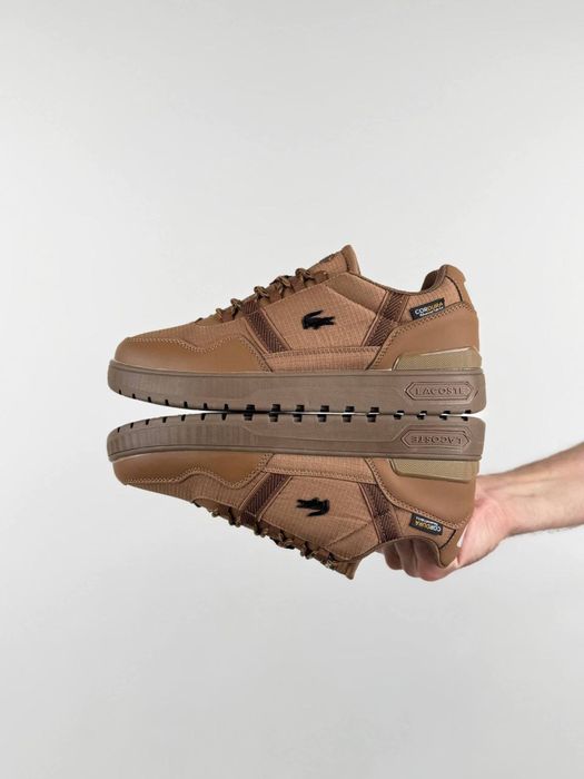 Бомбезні Чоловічі кросівки Lacoste T-Clip Winter GTX Coyote! Нові! Оплата при отриманні! Розміри: 41-45