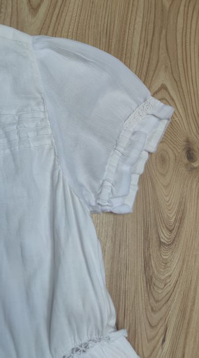 krótka biała sukienka