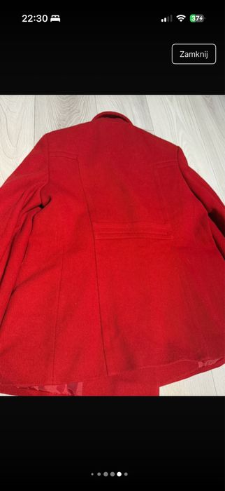 Czerwona bosmanka/plaszcz damski