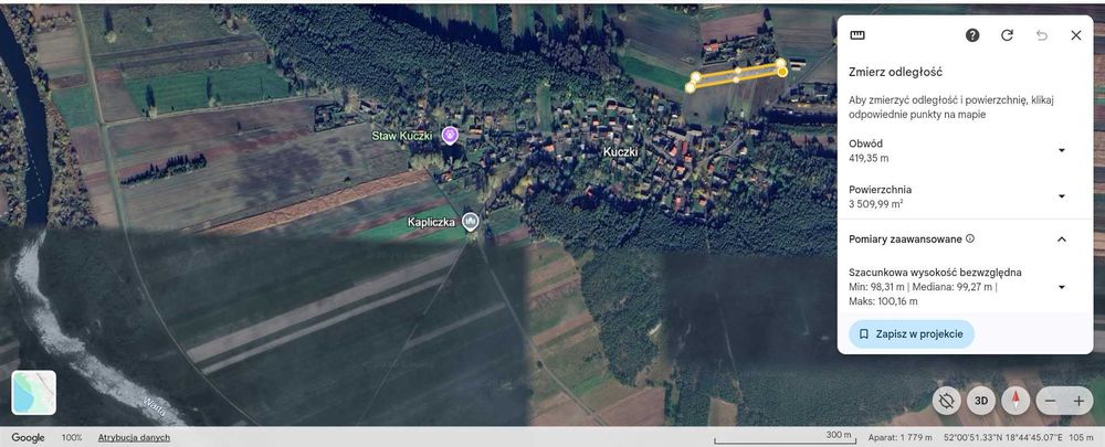 Działka Kuczki 3500 m² warunki zabudowy, blisko rzeki Warta, Uniejów, termy, blisko Ostrowsko. - View 2