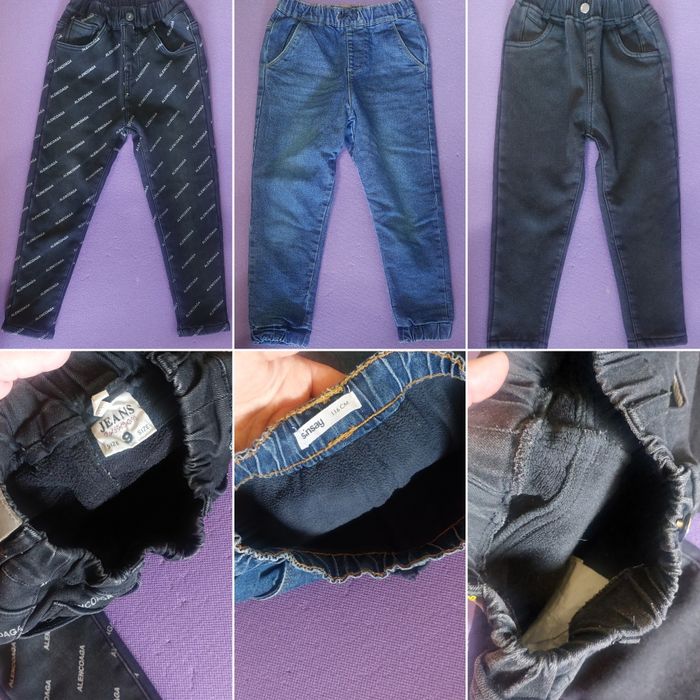 Джинси з флісовою підкладкою для хлопчика, 116-122