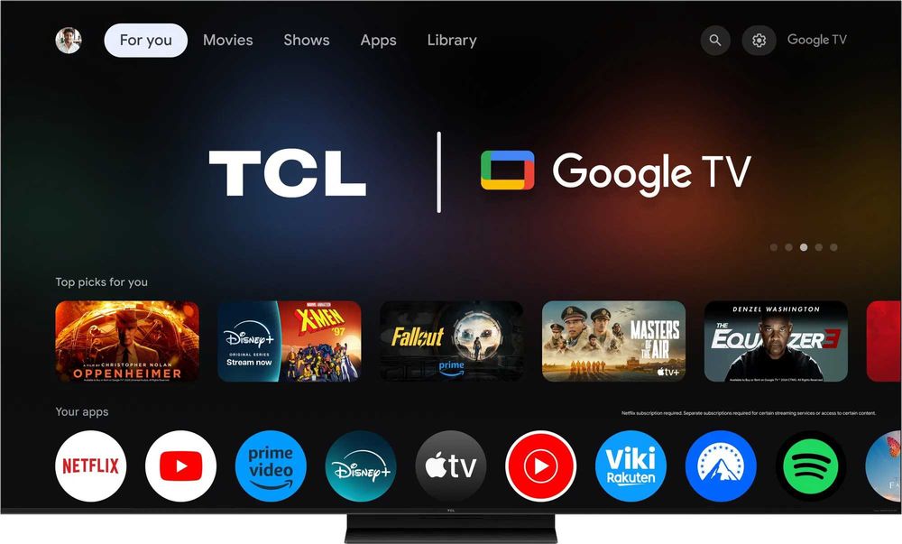 Телевізор TCL 65Q7C   4K QD-міні LED Google TV НОВИНКА 2025-2026 року!