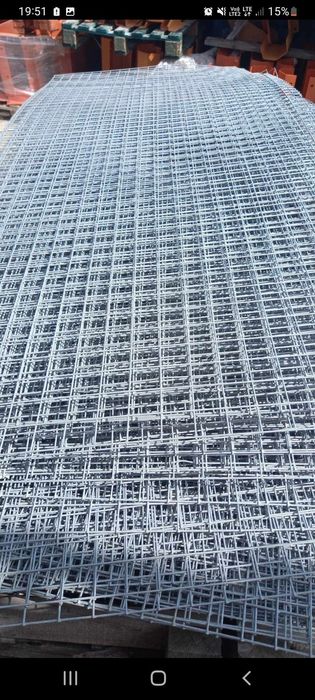 Siatki zgrzewane, ocynkowane, panele siatkowe