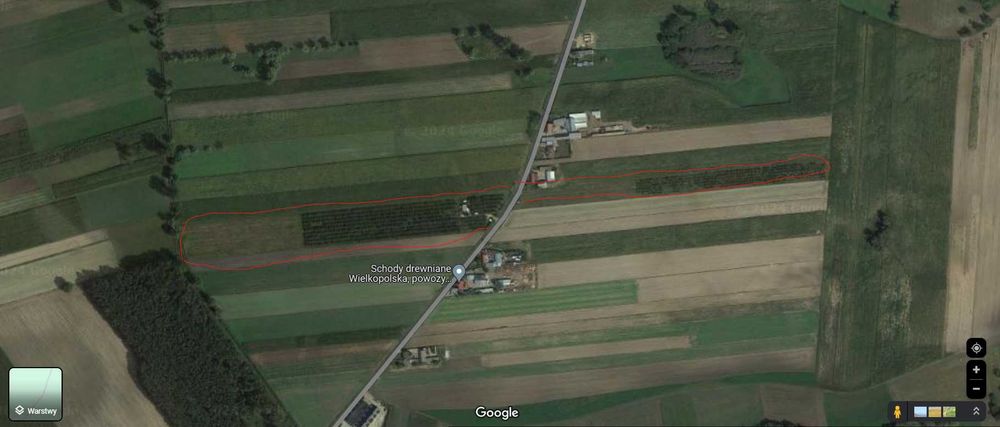 Grunty rolne Zbęchy Pole 8.5ha sady, grunty rolne, łąka Zbęchy Pole