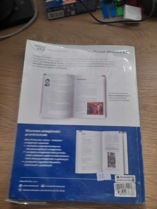 Podręcznik do języka polskiego "Ponad słowami 3.2" klasa 3