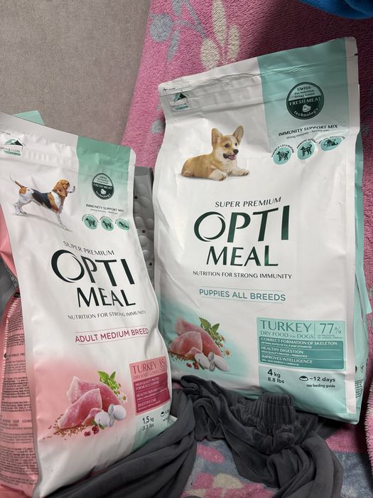 Корм для собак Opti meal