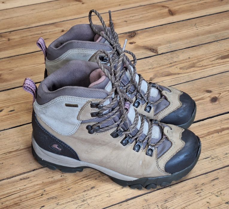 Damskie skórzane wysokie  trekkingi Viking rozmiar 40 25,5cm