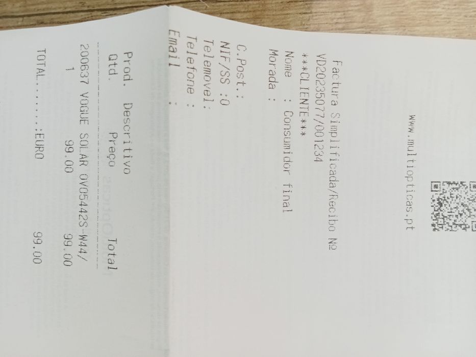 Oculos de sol da Vogue