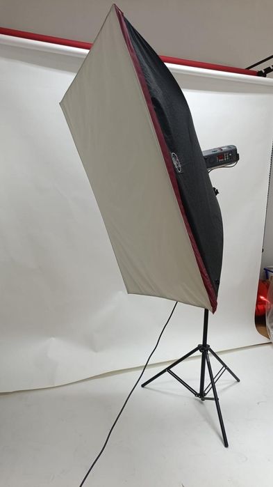 2 cabeça de iluminação de estúdio