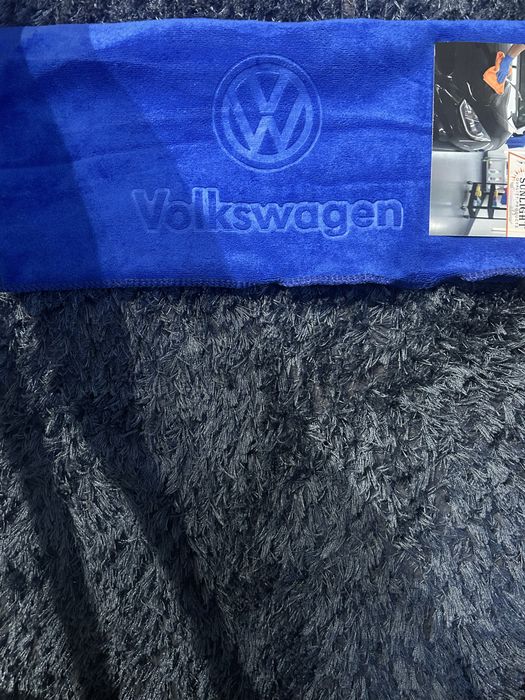 Mikrofibra volkswagen granatowa