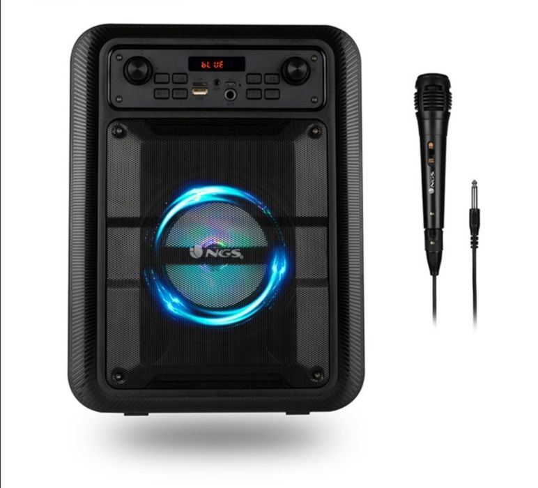 Coluna de som com luz Led