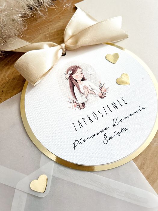 Zaproszenia komunijne na komunię 2025