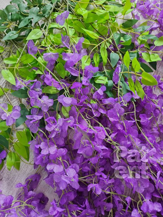 Wisteria fioletowa glicynia sztuczna girlanda dekoracja 12 sztuk