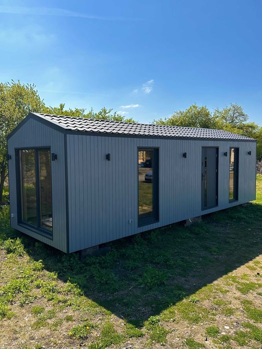 DOSTĘPNY OD RĘKI !!! - Domek Modułowy Mobilny Całoroczny Drewniany Letniskowy Ogrodowy Pawilon Tiny House