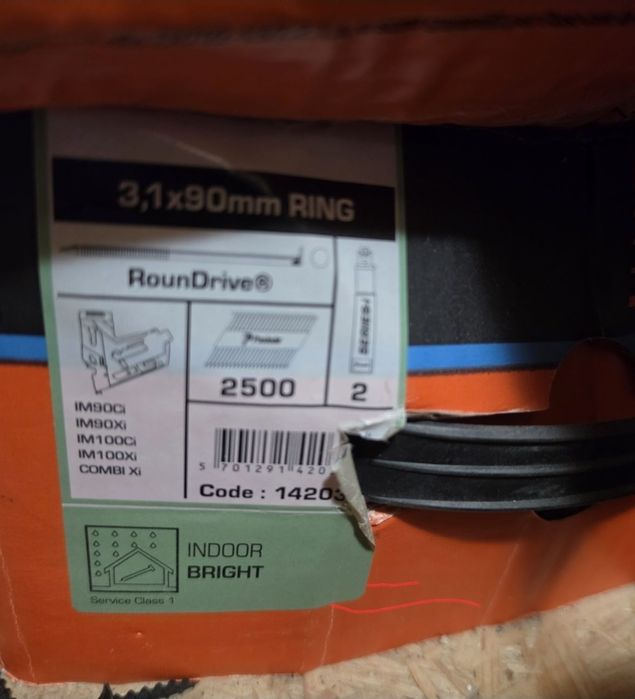 Gwozdzie 3,1x90 + 2 gazy 2027