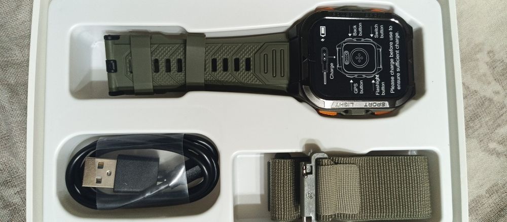 Smartwatch męski zegarek W 80 Pro