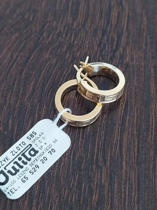 Sprzedam złote kolczyki