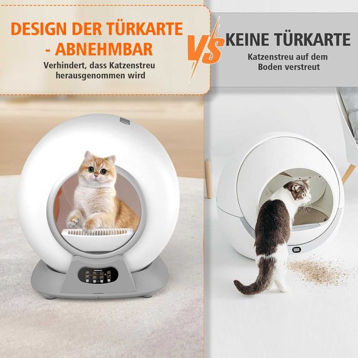 Micyox Samoczyszcząca się kuweta dla kota, , ekstra 65 l