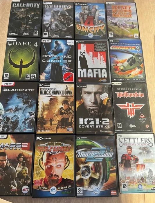 Gry na komputer PC GTA Need for Speed Warcraft Settlers Age of Mythology Counter Strike Crysis Project Igi  Quake 4 Max Payne