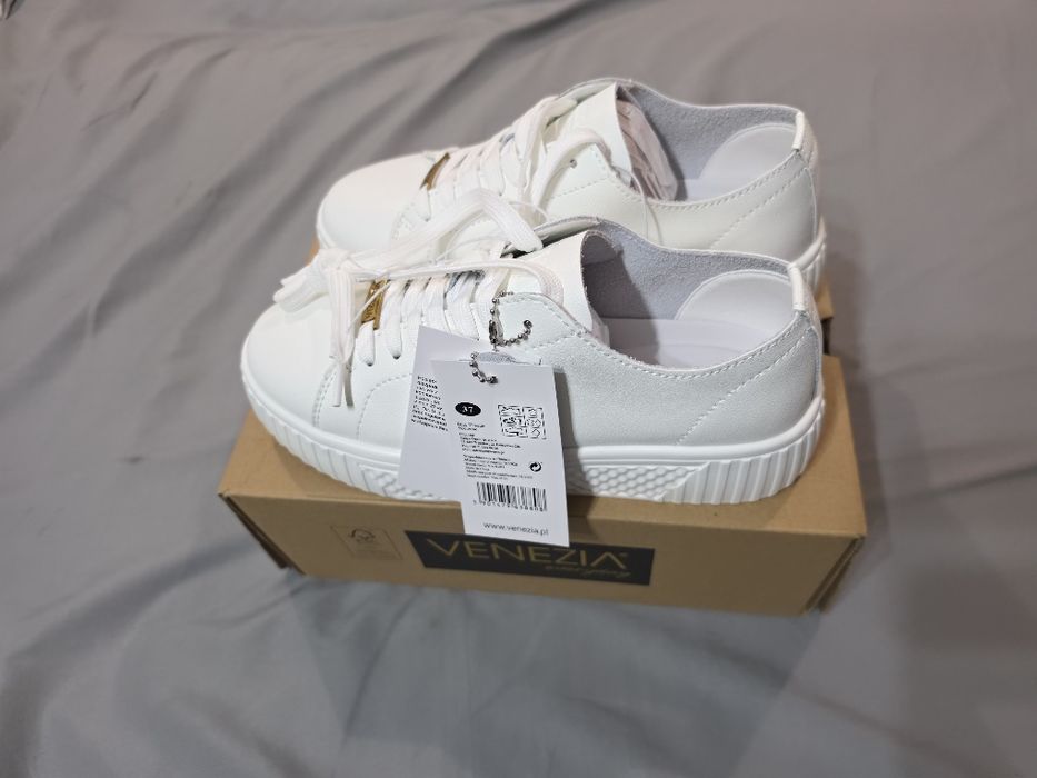Buty Sneakersy damskie Venezia 37 Białe