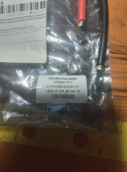 Esc flycolor x cross 120a 5-12s