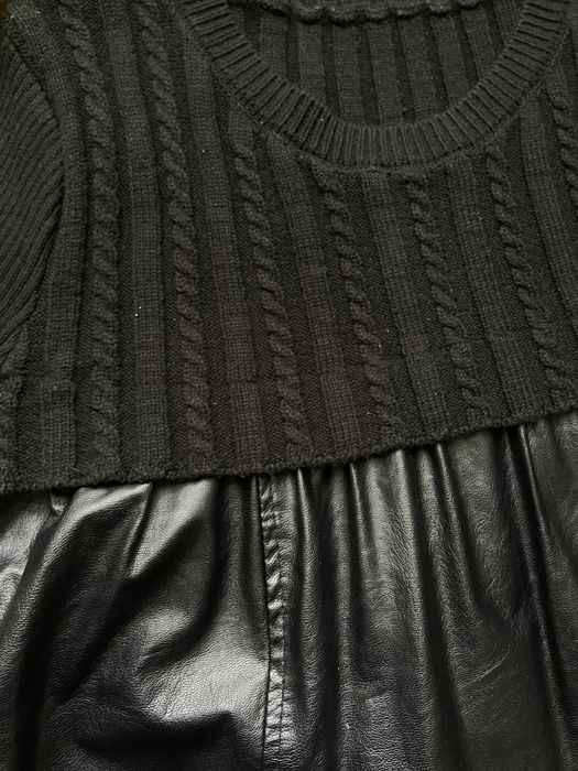 Сукня міні шкіряна