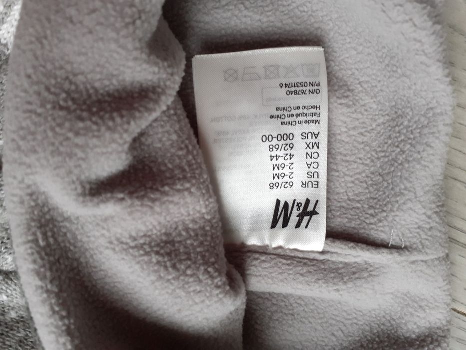 Komplet na zimę, czapka + rękawiczki dla chłopca na wiek od 2-6 m-cy