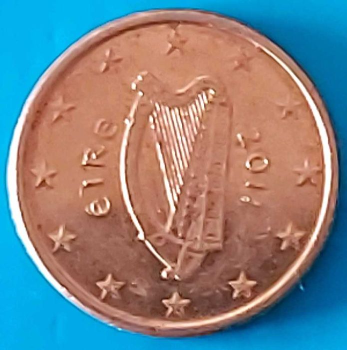 1 cêntimo de 2011 da Irlanda, Harpa