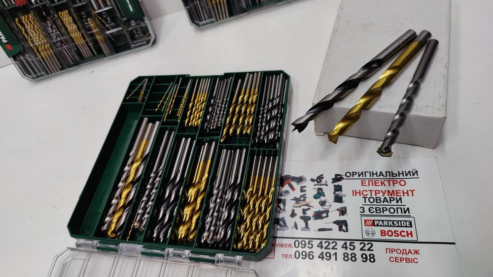 ОРИГІН набір УНІВЕРСАЛ свердл GERMAN Parkside 100 шт/сверл/набор/компл