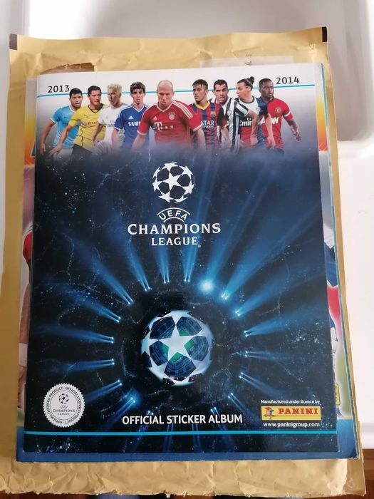 Cromos Champions League 2007/08, 08/09, 10/11, 13/14 e 14/15 PANINI