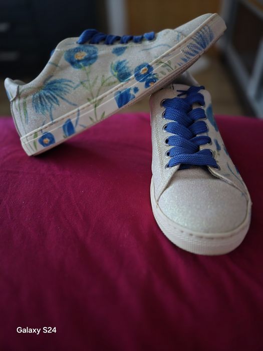 Мокасини з блискітками