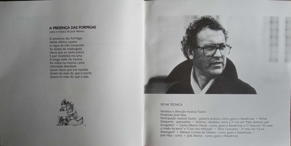 José Afonso	- - - - -		Coro dos Tribunais	- - - - -	CD