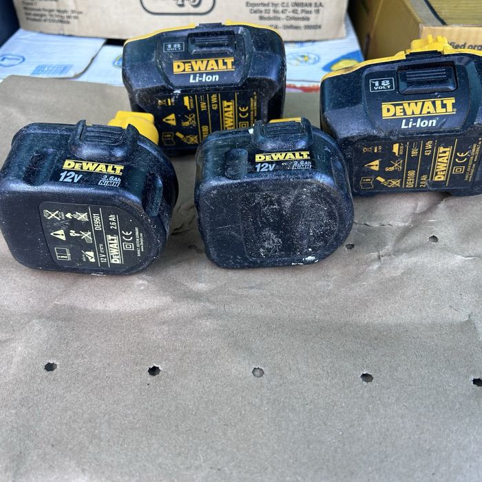 DeWalt 18V i 12V  baterie