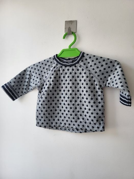 Szara Bluza 56 dla chłopca