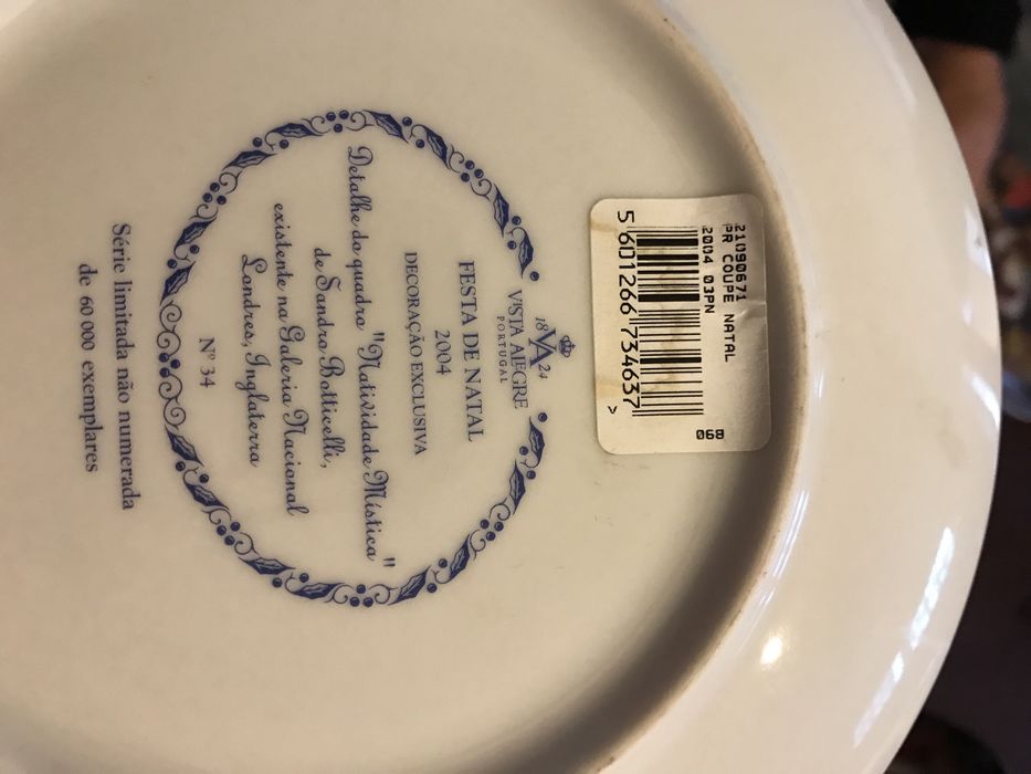 Pratos colecao exclusiva vista alegre