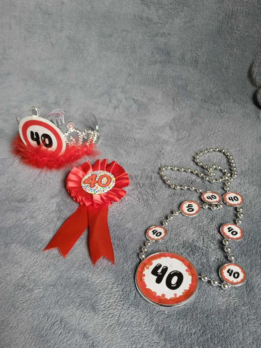 akcesoria imprezowe na 40 urodziny