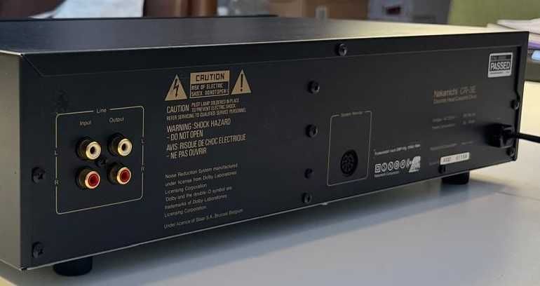 Leitor/Gravador Cassetes Nakamichi CR-3E