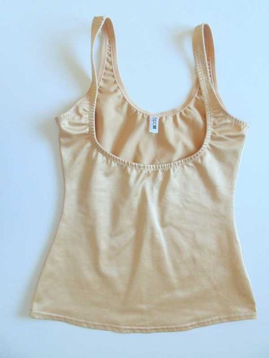 BonPrix nowa beżowa koszulka damska wyszczuplająca modelująca 40