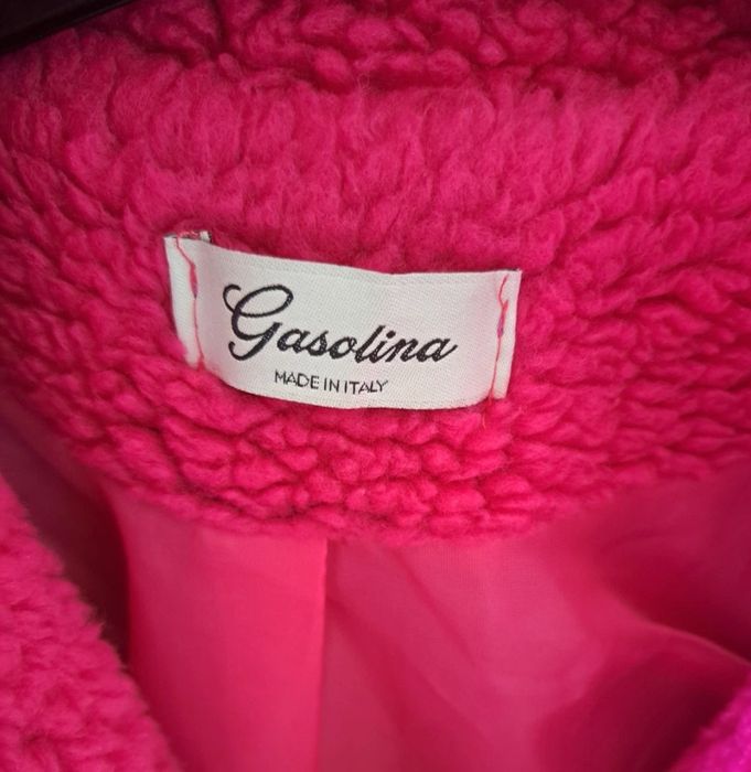 Casaco comprido rosa fushia tamanho únicoo