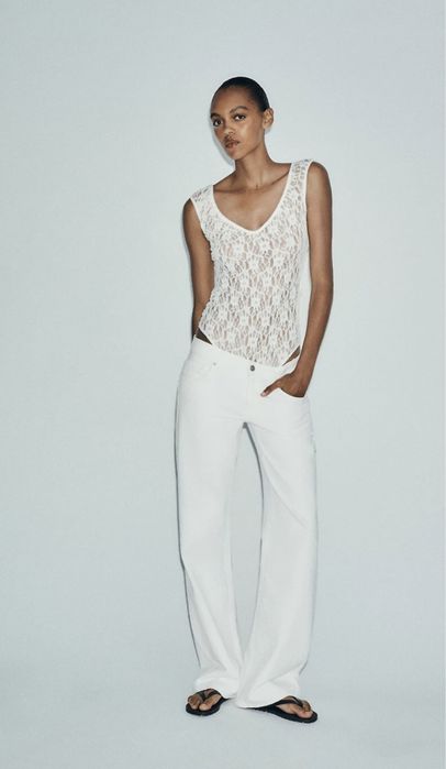 Кружевное боди Zara