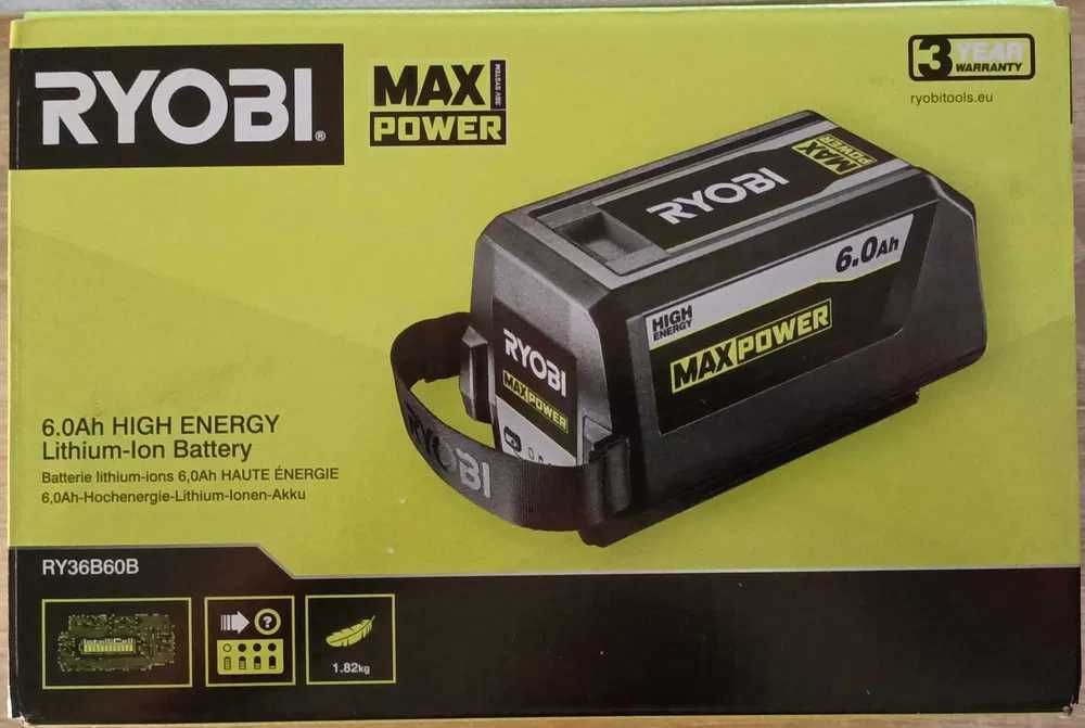 Ryobi Akumulator 36V 6.0 Ah High Energy RY36B60B