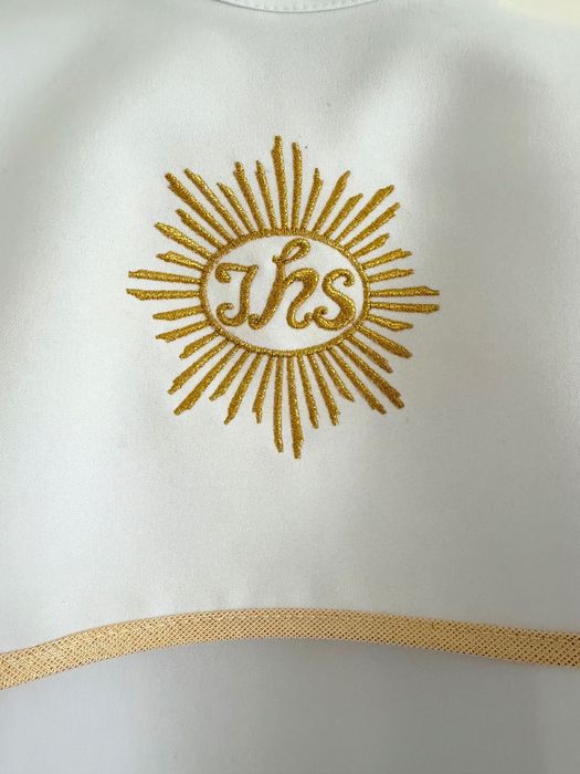 Alba komunijna Premium chłopięca Krespol gabardyna 128–134 IHS premium