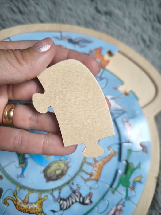 GOKI puzzle okrągłe drewniane