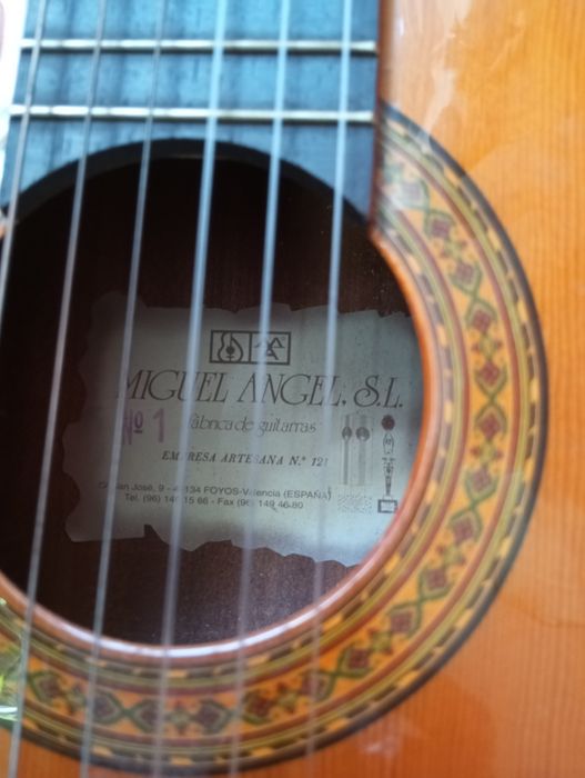 Guitarra Clássica Miguel Ângelo n1 adulto com mala de transporte e
