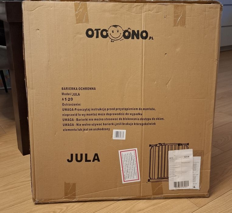 Barierka ochronna na schody JULA 72,5-83 cm