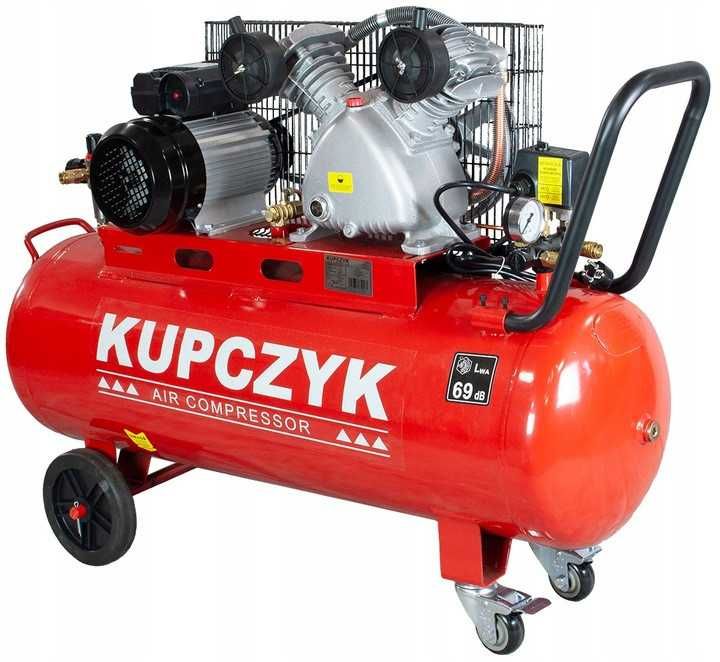 Компресор масляний ремінний Kupczyk KKT400 100 л 1.8 кВт 10 бар 350 л/хв компрессор масляный + ‼️ПОДАРУНОК‼️