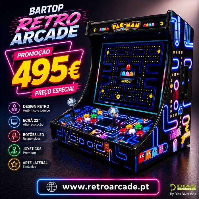RETRO ARCADE Bartop - Novas